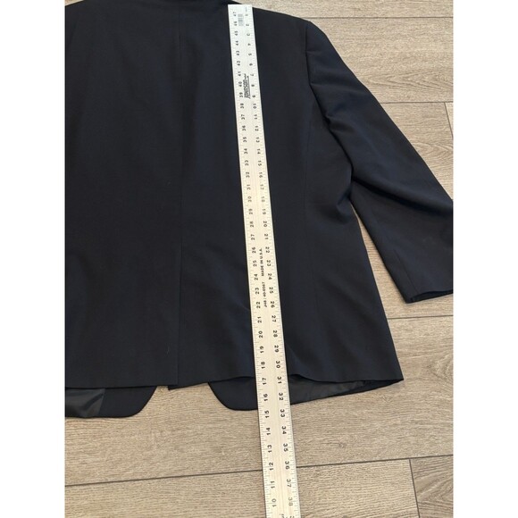 Michael Kors Suit Jacket Blazer Mens 50R Black 2 Button Wool - Picture 6 of 9